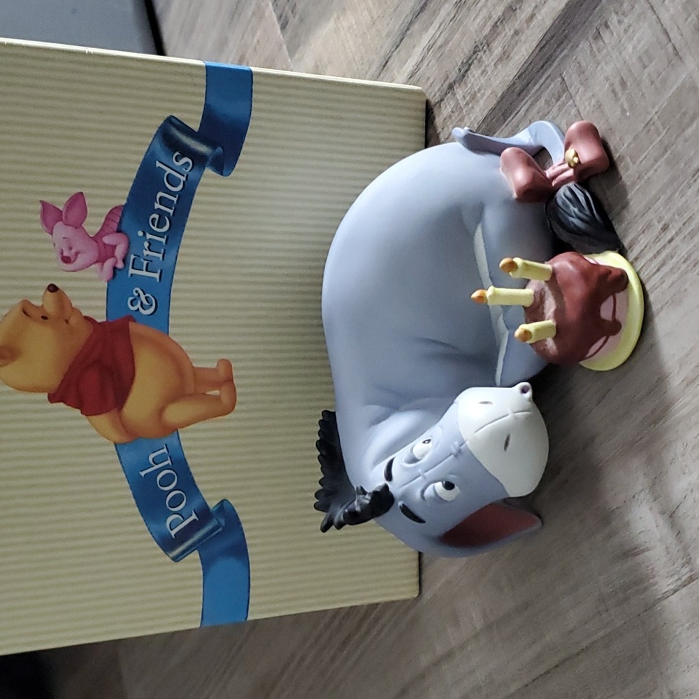Disney Eeyore "Birthdays. They come. They go. They come again." Porcelain